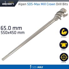 Alpen Sds Max Mill Crown 65Mm X 550 X 450 Drill Bit