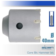Alpen Core Hammer Bit Tct 40mm