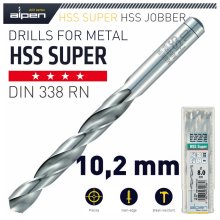 Alpen HSS Super Drill Bit 10.2mm Bulk