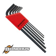 Bondhus Ball End L-Wrench 6pc Set 1.5-5mm Proguard Finish