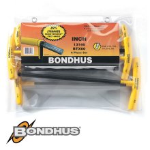 Bondhus Ball End T-Hdl 6pc Set 5/32"-3/8" Graduated