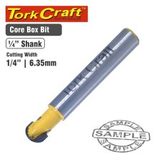 Tork Craft Router Bit Core Box 1/4"