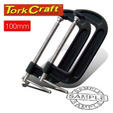 Tork Craft Clamp G Heavy Duty 4"/100mm Twin Pack