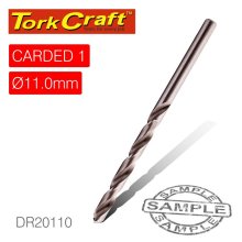 Tork Craft Drill Bit HSS Industrial 11.0mm 135deg 1/Card