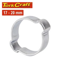 Tork Craft Double Ear Clamp C/Steel 17-20mm (10pc Per Pack)