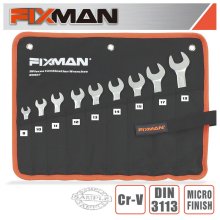 Fixman 9pcs Combination Spanner Set 8-10-11-12-13-14-15-17-19 Fixman 9pcs Combination Spanner Set 8-10-11-12-13-14-15-17-19