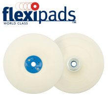 Flexipads Grinder Pad & Nut 178mm M14x2 White