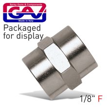 Gav Socket 1/8 X 1/8 F/F Packaged