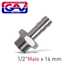 Gav Hose Adaptor 1/2" X 13mm Hose