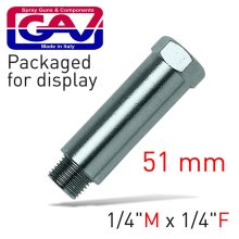 Gav Extension 1/4"X1/4"M/F 51mm Packaged