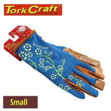 Tork Craft Ladies Slim Fit Garden Gloves Blue Small