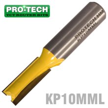 Pro-Tech Straight Bit 10mm X 32mm Cut 2 Flute Metric 1/2" Shank