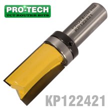 Pro-Tech Pattern Flush Trim Bit, With Shank Mounted Bearing 19mm X 32mm 1/2" Sh