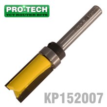 Pro-Tech Pattern Flush Trim Bit, With Shank Mounted Bearing 1/2" X 1" 1/4" Shan