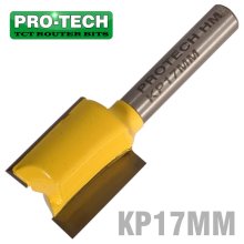 Pro-Tech Straight Bit 17mm X 20mm Cut 2 Flute Metric 1/4" Shank Pro-Tech Straight Bit 17mm X 20mm Cut 2 Flute Metric 1/4" Shank