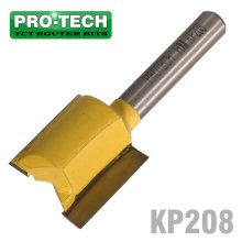 Pro-Tech Straight Bit 3/4"(19mm) X 3/4"(19mm) Two Flute 1/4" Shank Pro-Tech Straight Bit 3/4"(19mm) X 3/4"(19mm) Two Flute 1/4" Shank