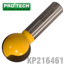 Pro-Tech Plunge Cutting Ball 1" X 2" 1/2"Shank