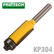 Pro-Tech Trim Bit 1/2" X 1"With Bottom Bearing 1/4" Shank
