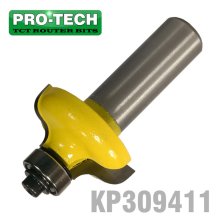 Pro-Tech Ogee Bit 1 1/4" X 1/2" Radius 3/16" 1/2" Shank