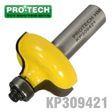 Pro-Tech Ogee Bit 1 1/2" X 11/16" Radius 1/4" 1/2" Shank