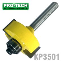 Pro-Tech Rabbeting Bit 1 1/4" X 3/8" Depth 3/8" 1/4"Shank