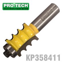Pro-Tech Triple Bead Bit 7/8" X 1" Two Flutes 1/2" Shank