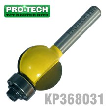 Pro-Tech Internal Bull Nose 20mm X 5/8" Half Radius Radius 13/16" 1/4" Shank