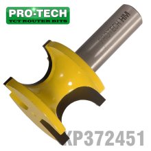 Pro-Tech External Bull Nose 3/4" X 27.8mm Full Radius 19mm 1/2" Shank