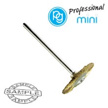PG Mini Brass Wheel Brush 21mm. Sh. 2.35mm