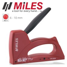 Miles Staple Gun ABS Body Metal Handle 22g 6-10mm Jt21 Stap Reload Ind