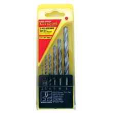 Tork Craft Drill Bit Set 6pc HSS Roll Forged 2-8mm Tork Craft Drill Bit Set 6pc HSS Roll Forged 2-8mm