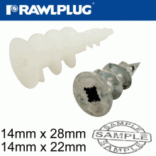 RAWLPLUG Self Drilling Plaster Board Mega Pack Dra01X20 Dra02X20
