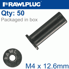 RAWLPLUG Rawlnut M4X12.6Mm X50-Box