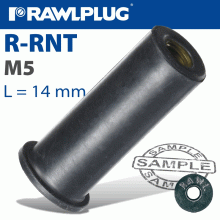 RAWLPLUG Rawlnut M5X14.1Mm X50-Box
