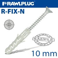 RAWLPLUG Nylon Expansion Plug With Screw 10X50Mm 8 Per Bag