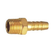 Air Craft Hose Tail Connector Brass 1/4m X 8mm