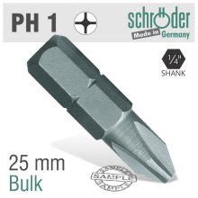 Schroder Phil.No.1x25mm Classic Ins.Bit