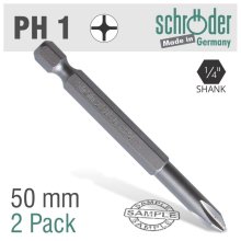 Schroder Phil.No.1x50mm Classic Bit 2cd