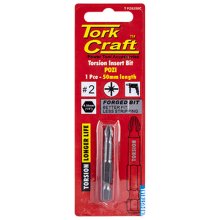 Tork Craft Pozi.2 X 50mm Power Bit 1/Card