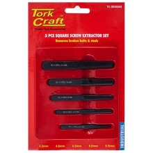 Tork Craft Square Screw Extractor Set 5pce