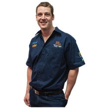 Tork Craft Vermont Mens - Navy Blue Cotton Shirt - 4x-Large