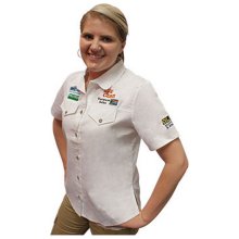 Tork Craft Ladies Blouse - White - 2x Large