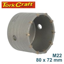 Tork Craft Hollow Core Bit Tct 80 X 72mm M22 Tork Craft Hollow Core Bit Tct 80 X 72mm M22