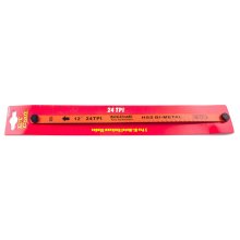 Tork Craft 2pc Hacksaw Blade Bi-Metal 24tx300 Hanging Card