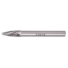 Tork Craft Rotary Tungsten Burr 6x18x6mm Round Point