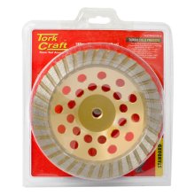 Tork Craft Dia. Cup Wheel 180mm X M14 Turbo Laser Welded Tork Craft Dia. Cup Wheel 180mm X M14 Turbo Laser Welded
