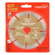 Tork Craft Diamond Blade 10mm Seg For Cutting Building Materials 115mm 22x23mm Tork Craft Diamond Blade 10mm Seg For Cutting Building Materials 115mm 22x23mm
