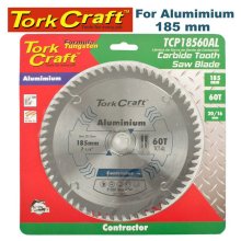 Tork Craft Blade Contractor Alum 185 X 60t 20/16 Circular Saw Tct