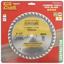 Tork Craft Blade Contractor 210 X 40t-16mm Circular Saw Tct