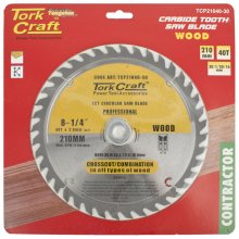 Tork Craft Blade Contractor 210 X 40t 30-1-20-16 Circular Saw Tct